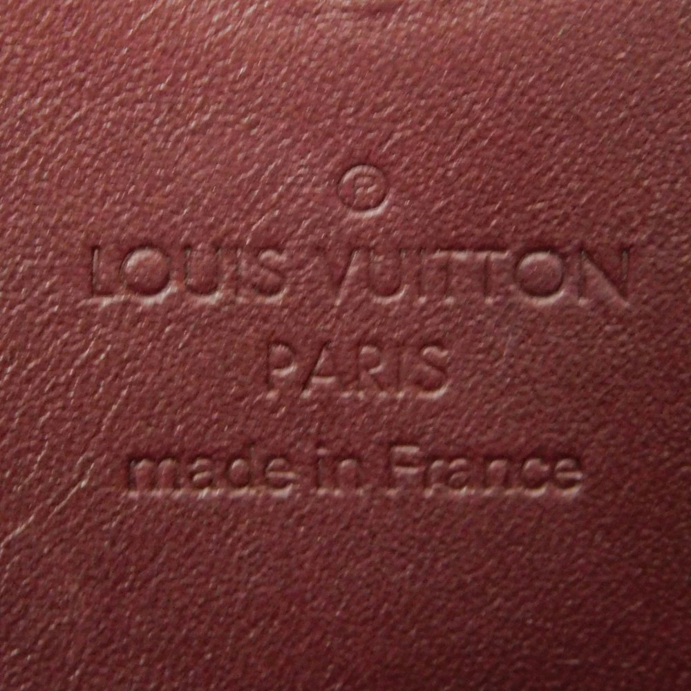 LOUIS VUITTON Portemonnaie Coeur Leopard coin case Wallet Red